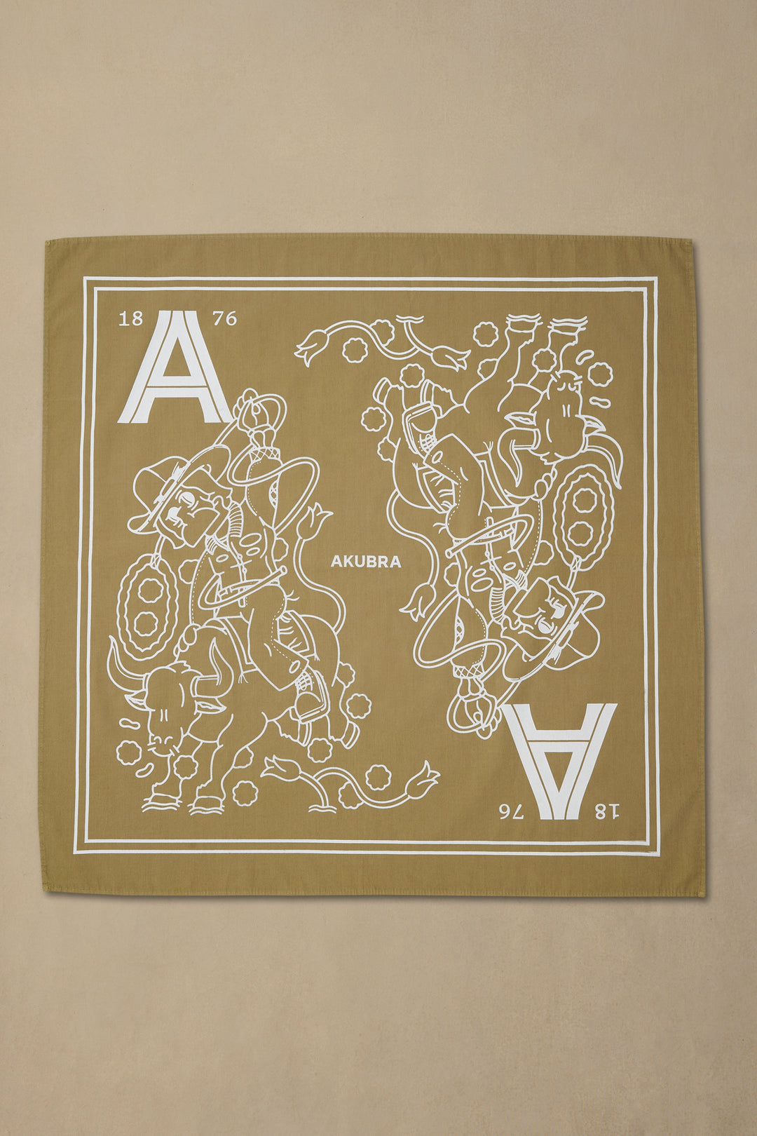 Akubra x Jake Ross – Limited Edition - Bandana 004 - Yarra Green