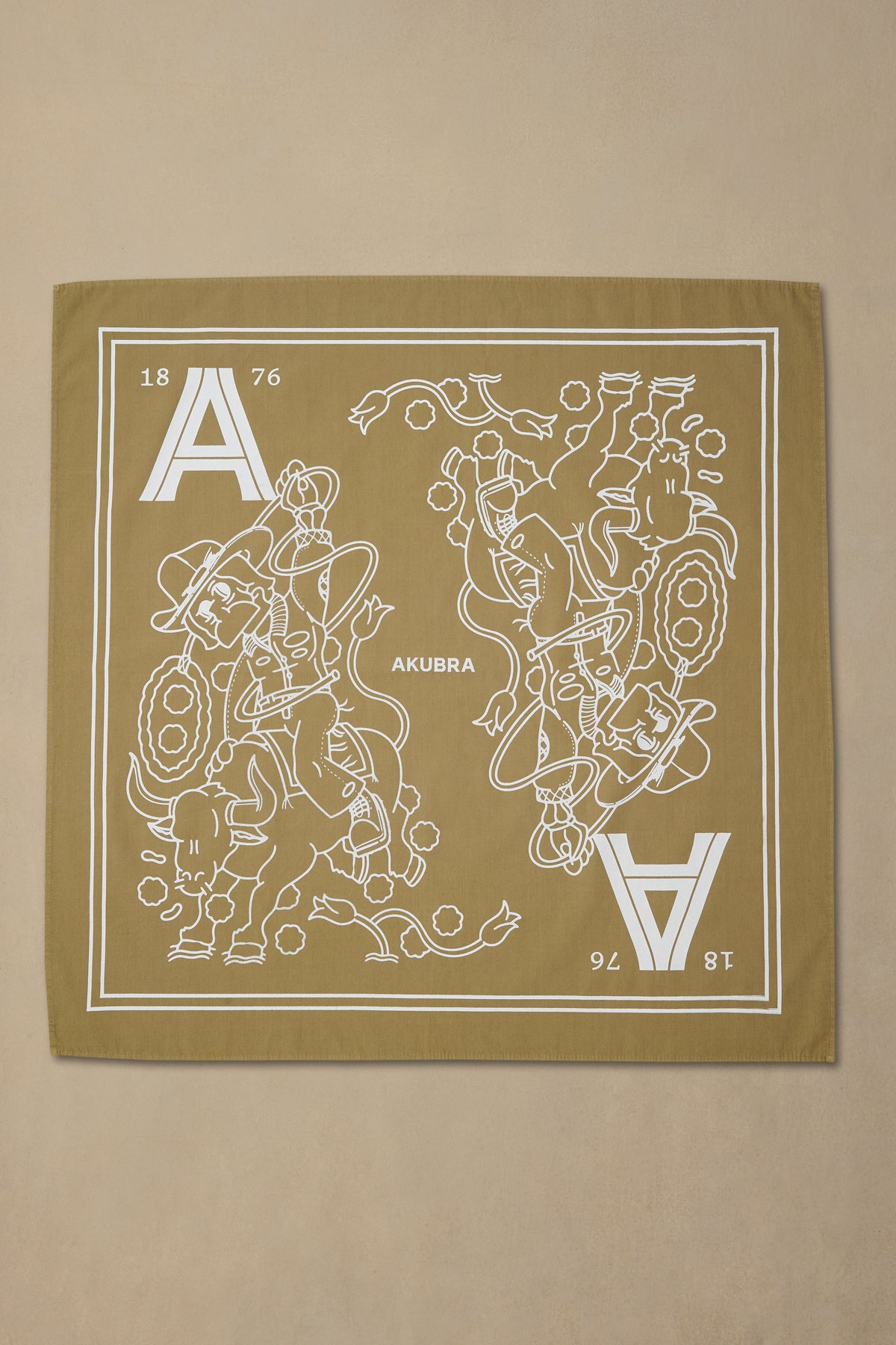Bandana 004 - Akubra x Jake Ross - Yarra Green