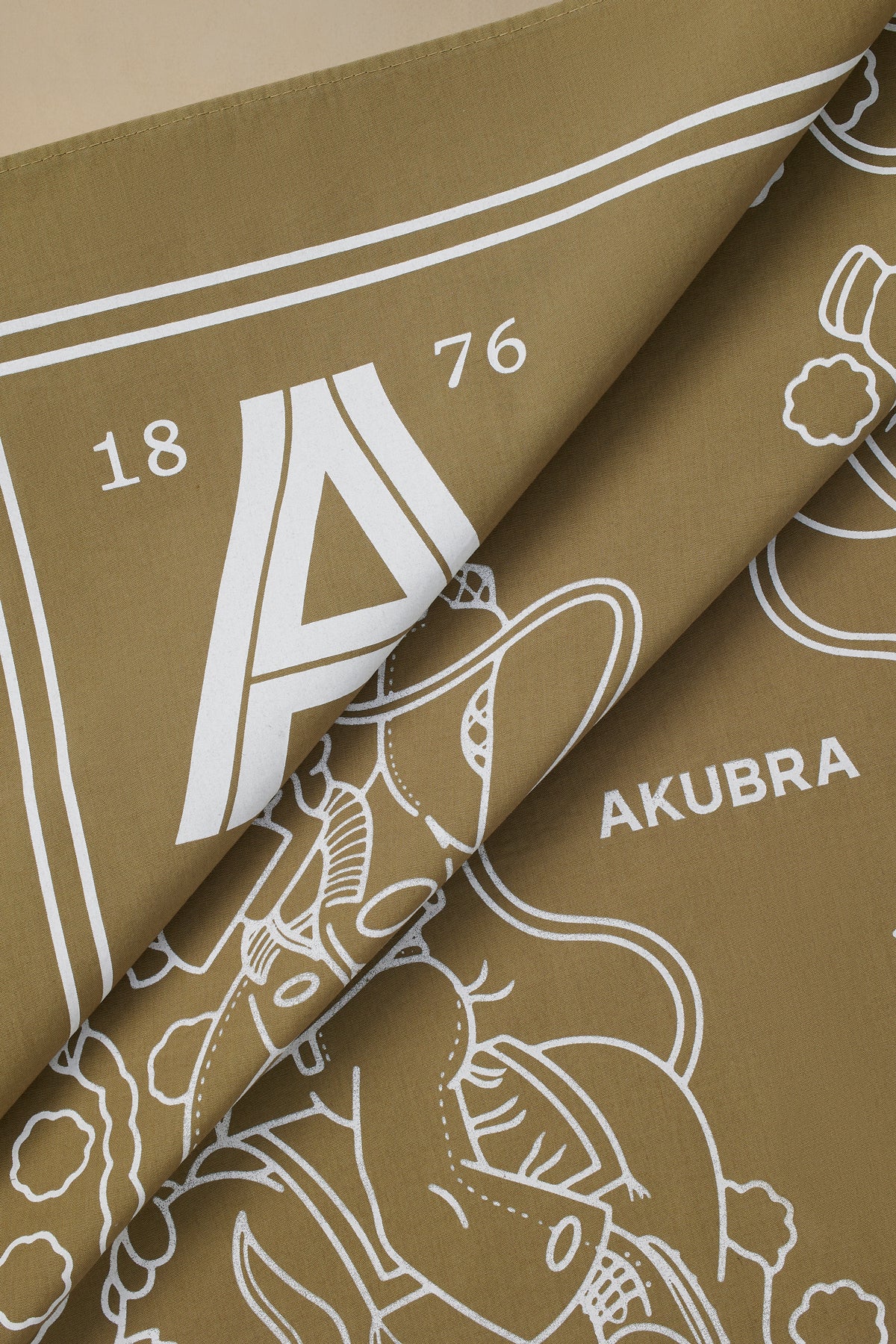 Bandana 004 - Akubra x Jake Ross - Yarra Green