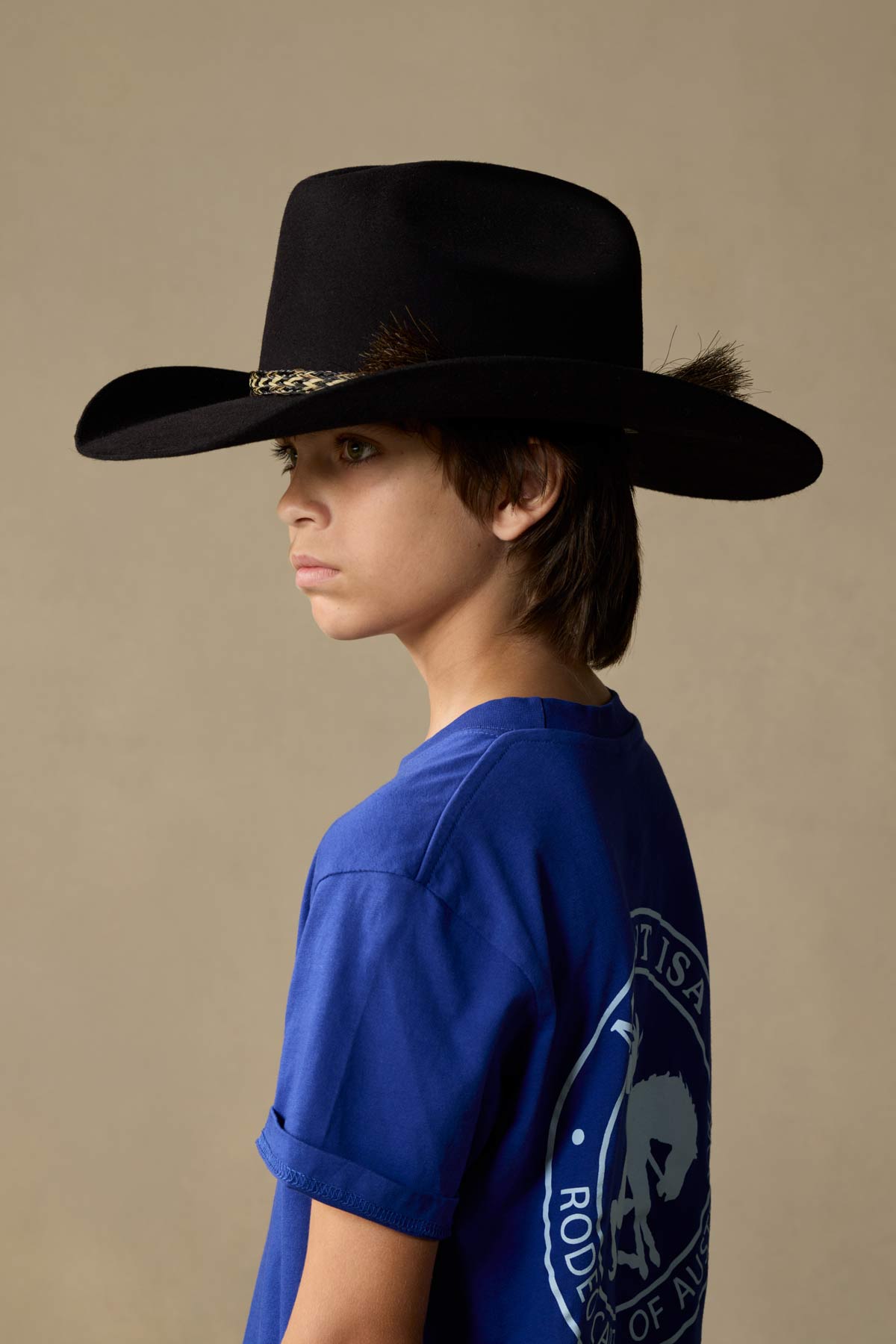 AKUBRA 黒いカウボーイハット　オーストラリア製 Akubra Hats - Rough Rider - Black