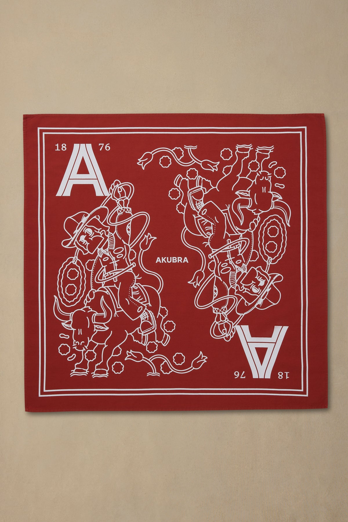 Bandana 006 - Akubra x Jake Ross - Uluru Red