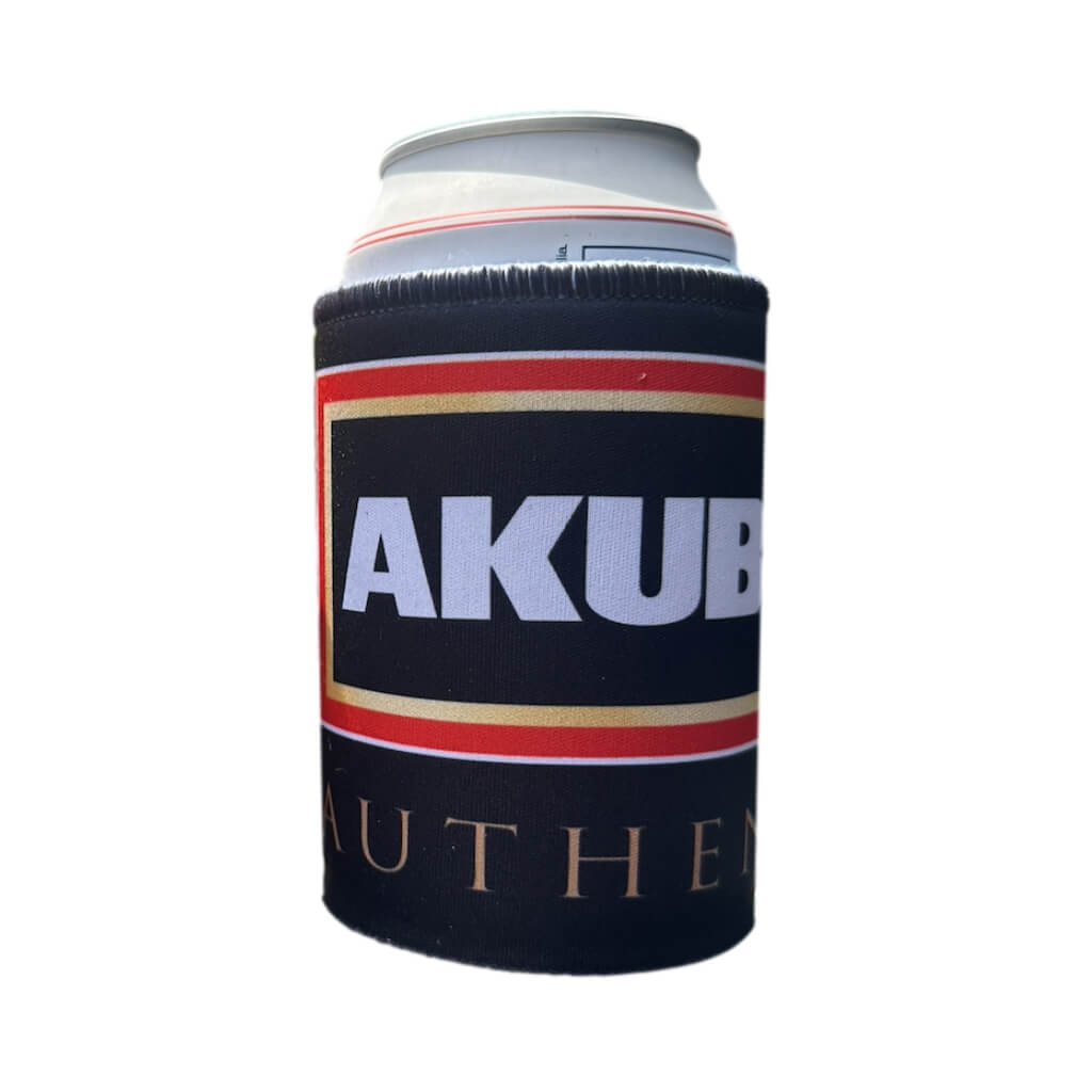 Akubra Logo Stubby Holder - Black