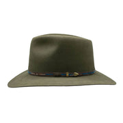 Side view of Akubra Leisure Time hat  - Fern colour