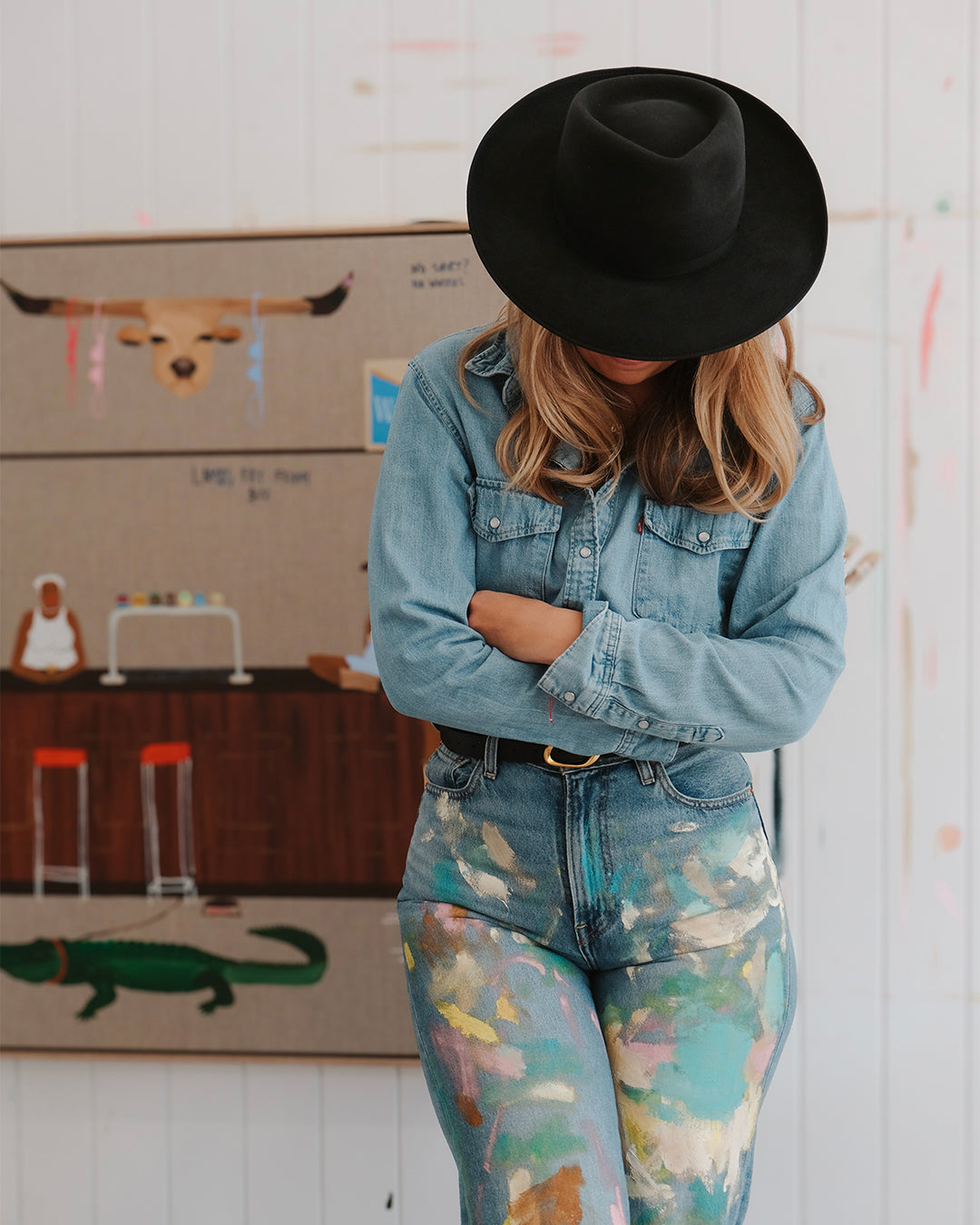 Lottie Rae wearing an Akubra Slim Dusty