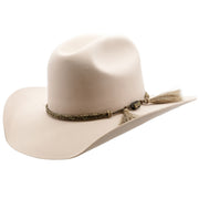 Angle view Akubra Rough Rider hat - Light Sand