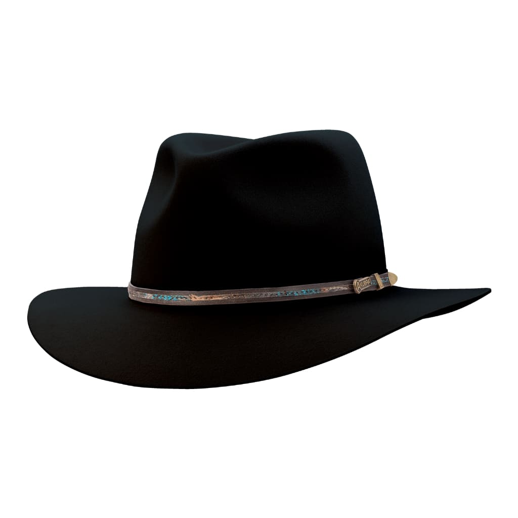 Leisure Time - Black | Akubra Hats.