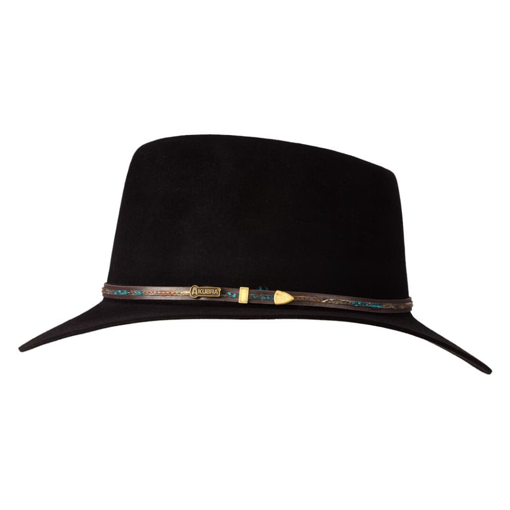 Leisure Time - Black | Akubra Hats.